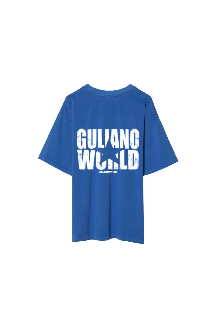 GULIANO WORLD WASHED BLUE TEE