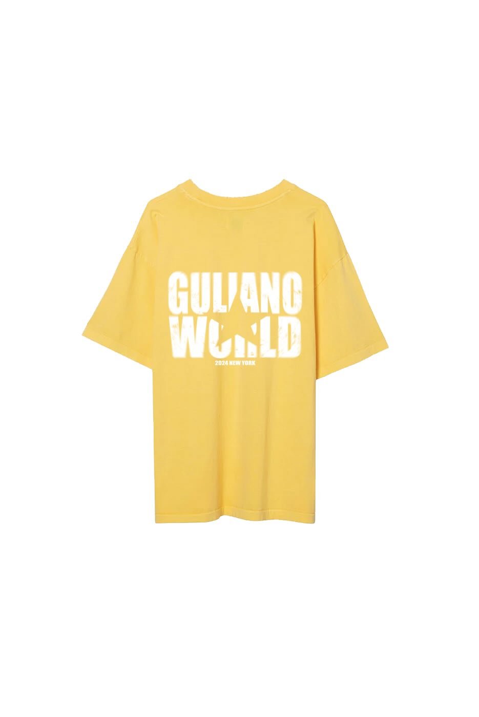 GULIANO WORLD WASHED YELLOW TEE